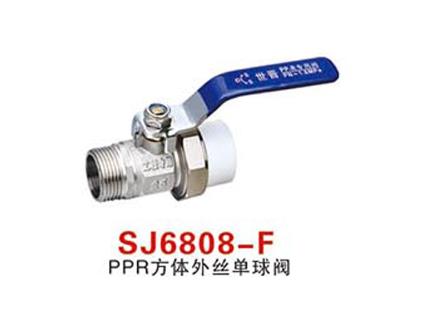 SJ6808-FPPR方体外丝单球阀